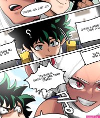 Deku Meets Mirko On A Train And Fucks Her