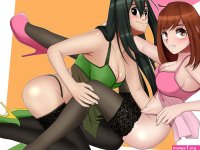 My Sexy Hero Academia: Uravity x Froppy by Koniak007 on DeviantArt