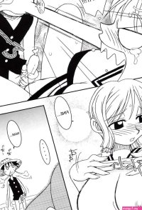 Nami and Luffy hentai manga online