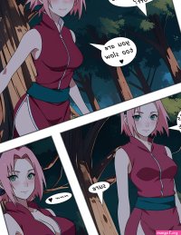 Sakura has sex outdoors