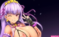 Download photo 1680x1050 sexy girl pink hair big tits nipples bra hentai 4k anime