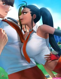 Porn comic Pokemon. Sakimichan Sex comic beauty Nemona was