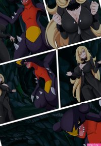 Pokemon Hentai Comic: Cynthia and Garchomp