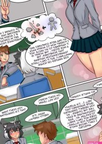 Skunk Girl Panty Transformation