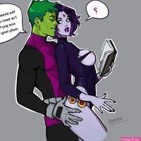 Raven and Beast Boy Teen Titans Olena Minko Porn Comic