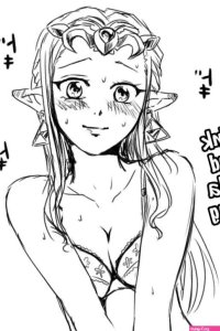 Wasabi Link to Zelda ga Jun Ai Ecchi suru Manga