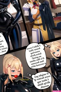 Darkness into Selfbondage 1 Comic by SlyHelix on DeviantArt
