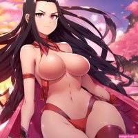 Nezuko with 100x big boobs and huge ass naked by ianloco23232 on DeviantArt