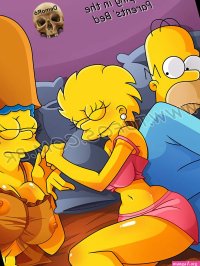 Simpsons 15- Sleeping in the parents bed