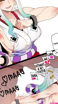Yamato One Piece One Piece Ratatatat74 Dialogue Instant Loss 2Koma 1Boy 1Girls Armpits Athletic Athletic Female 6281242