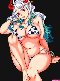 Yamato one piece sexy hentai anime fun Metal Print for Sale by Corelli87