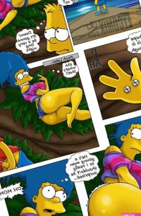 Porn comic The Simpsons Paradise. DRAH NAVLAG Sex comic MILF Marge and
