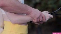 Teen getting fucked after tennis lessons