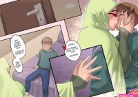Porn comic At the Grandmas. Chapter 1. Hijabolic. Sex comic guy was visiting