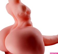 : Mini Sex Doll Small Male Sex Doll with Realistic Torso Dildo 1.65LB Gay Sex Toy Pocket Pussy with Big Ass and 3D Anal Channel Male Masturbator Stroker Muscle Male Torso Sex