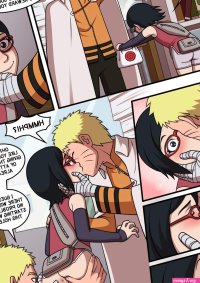 Naruto x Sarada Porn comic Rule 34 comic Cartoon porn comic