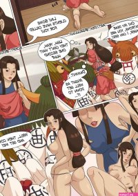 Porn comic Spirited Away. Its Hard Work. Sex comic guy undressed the