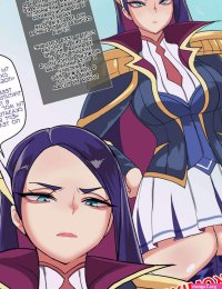League Of Legends.. Sex Academia Caitlyn. BLEACHED