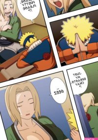 Tsunade and Naruto comics