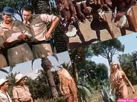 A slave traders kidnapped a white girl from black tribe.