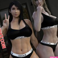 Blacked and Futa Sets. Tifa and Aerith. Final Fantasy. NordFantasy