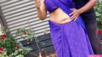 Big Boobs Indian Mom Wearing Traditional Saree