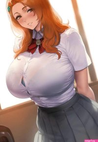 Porn comic Orihime Inoue. Creamy Ai Sex comic redhaired student undressed