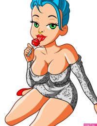Create a funny and sexy cartoon from a photo model