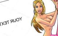 Sexy cartoon woman open curtain. With some copyspace Stock Illustration by evilrat 26999059