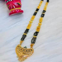 Symbol Of Blessings- Gold Plated Mangal sutra