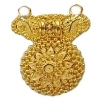 GUINEA GOLD 22k MANGALSUTRA top LOCKET Guinea