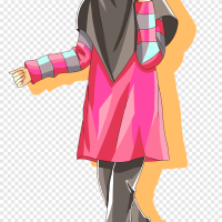 Cartoon Illustration Islam Muslim Hijab Islam manga chibi png