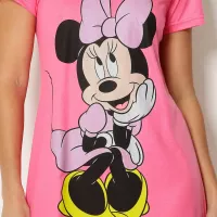 Camisola Estampa Minnie Manga Curta Disney