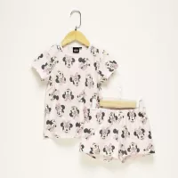 Pijama Niña Estampado Cintura elsticada Minnie Manga corta Minnie MINNIE