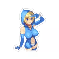Sexy Doraemon Human Form Antrho Ecchi Vinyl Decal Waterproof Sticker