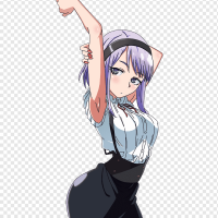 Anime Dagashi Kashi Manga Anime black Hair cartoon fictional Character png