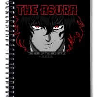Gifts For Men Asura Manga Japanese Anime Awesome For Movie Fan Spiral Notebook by Shop Anime