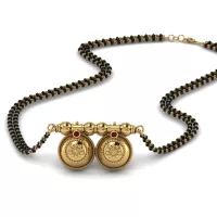 Vati Maharashtrian Mangalsutra With Ruby