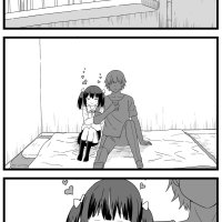 A manga where he gets caught cheating on his girlfriend and she makes him smaller and eats him
