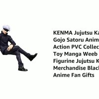 Buy KENMA Jujutsu Kaisen Sitting Gojo Satoru Anime Figure Action PVC Collectible Model Toy Manga Weeb 13 Cms Figurine Jujutsu Kaisen Merchandise Black Figure Anime Fan Gifts Online at Low Prices in