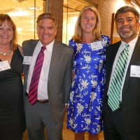 Laurie and Chris Romer left Cary Kennedy Saurabh Mangalik