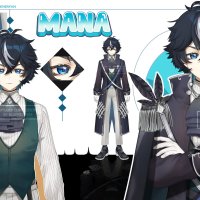 bluemerry04 X: my little Princenew vtuber son. ref sheet of his second outfit thanx Crampedleg for commissioning me. VTubeStudio ENVtubers
