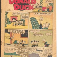 Walt Disneys Comics Stories 57 1945-Dell-Donald Duck Carl Barks-Mickey-P: 1945 Comic