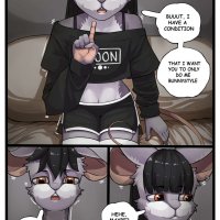 Porn comic The Secret. Blubun. Sex comic brunette furry was