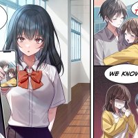 Manga Dub A girl in my class told me that my girlfriend was cheating on me so we investigated...