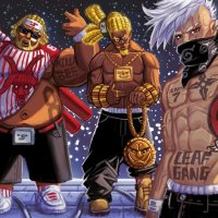 Naruto Fanart- Killer Bee Raikage and Kakashi Vusaccidraws