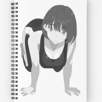 Carnet for Sale avec luvre Lewd anime girl hentai manga ecchi waifu ton gris de lartiste ArthurPoe