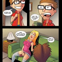 Porn Comics with Masturbating Francine Smith