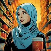 Manga Character Hijab Photos