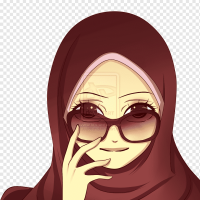 Cartoon Islam Hijab Drawing Islam comics face manga png
